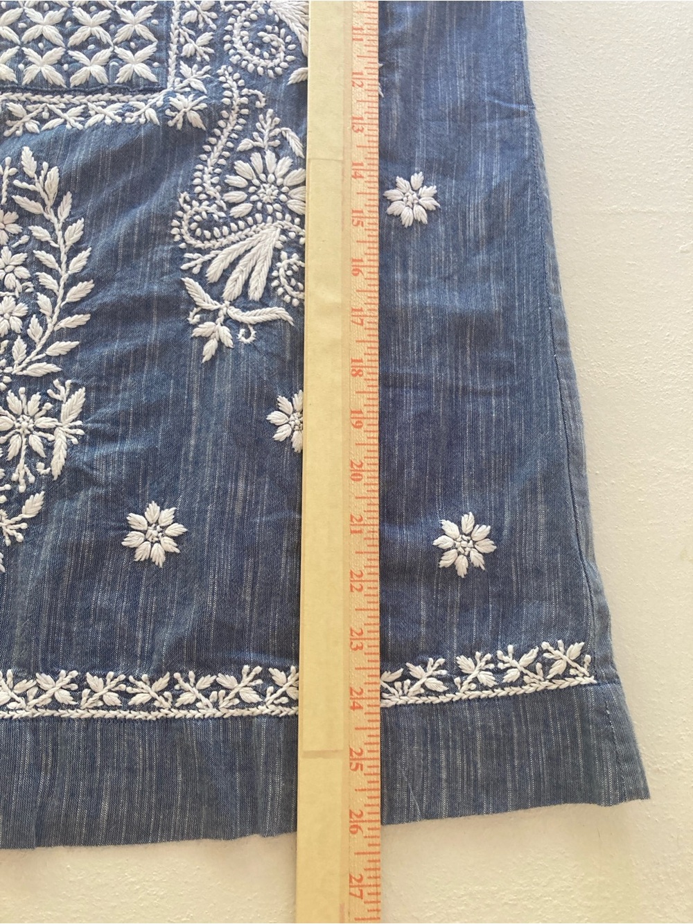 Roller Rabbit Navy Blue Embroidered Cotton Tunic Dress - Picture 15 of 16